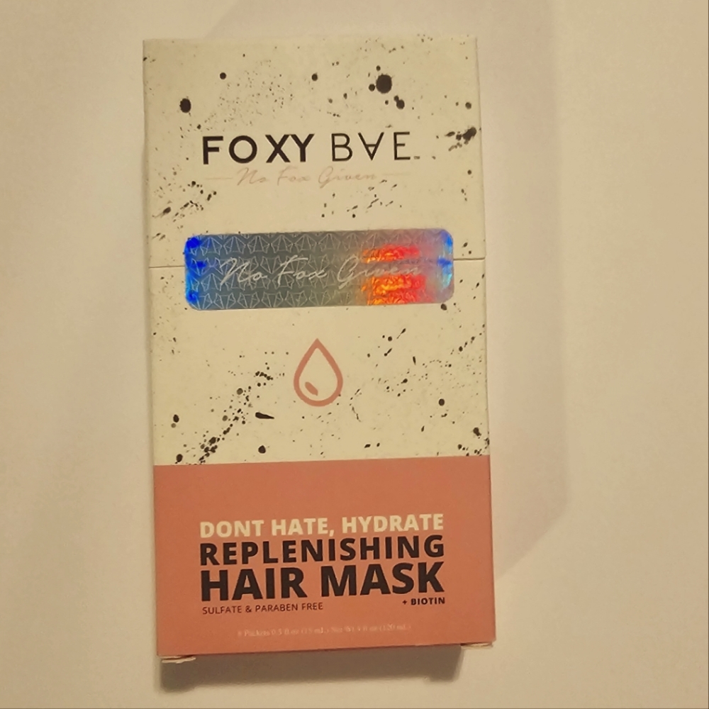 NIB Foxy Bae Replenishing Hair Mask Don't Hate Hydrate New Conditioning